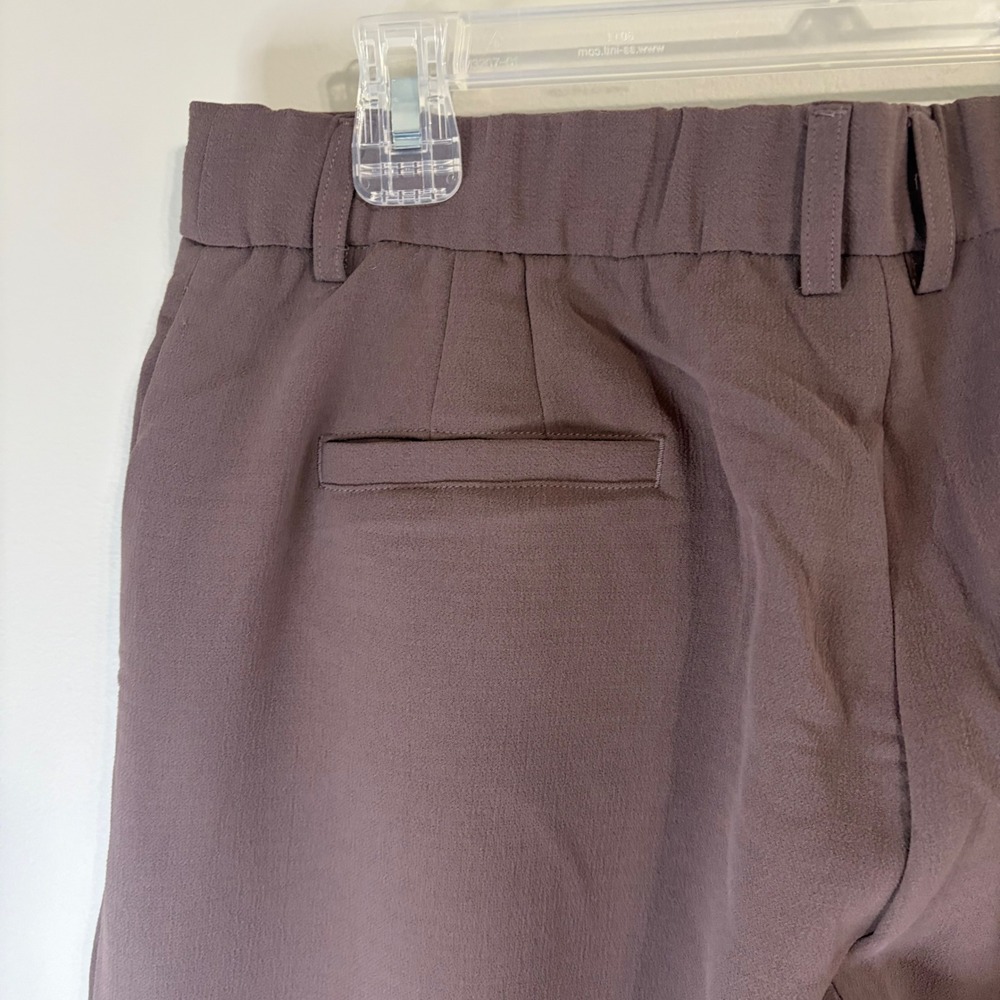 DKNY Womens Mauve Brown Pleated Wide Leg Dress Pants Size 10 New - Picture 13 of 13